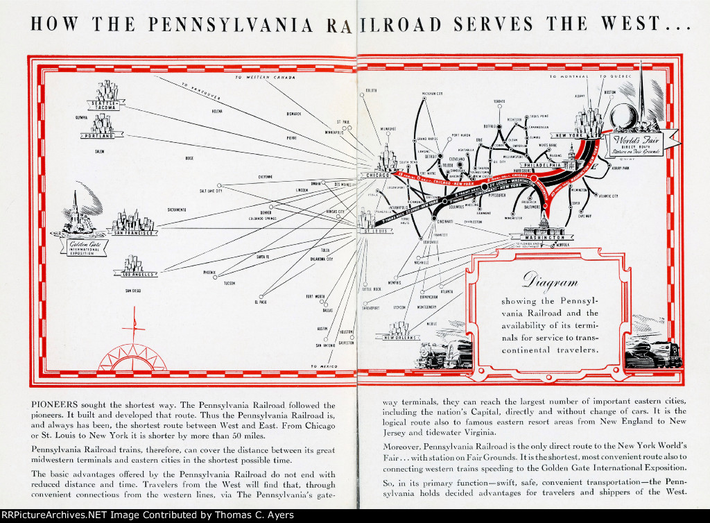 PRR "When West Meets East," Pages 3-4, 1939